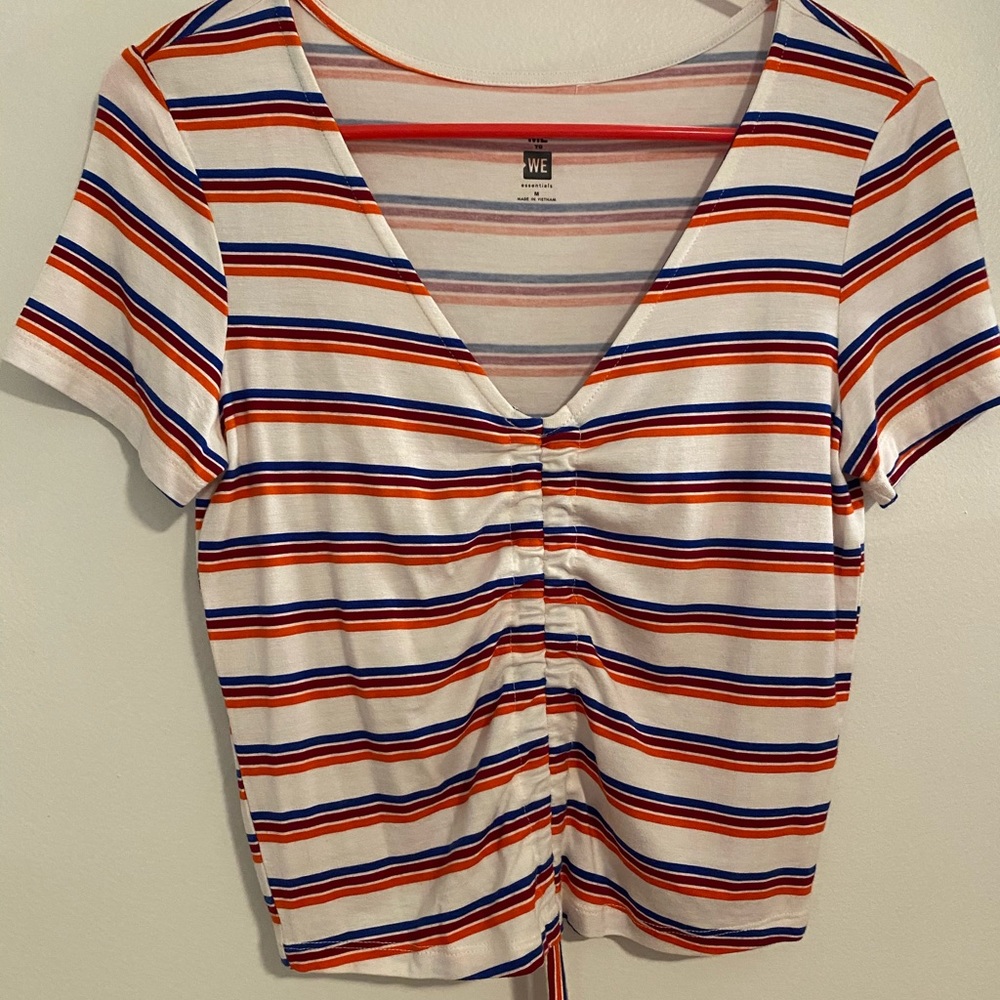 Striped crop top
